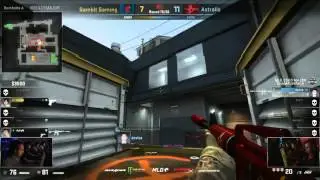 AdreN fell to death but ECO Round won - Gambit vs Astralis MLG CS:GO Major Championship: Columbus