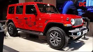 2024 Jeep Wrangler Sahara Facelift, Firecracker Red Clear : 4K Exterior & Interior Detail Cut 