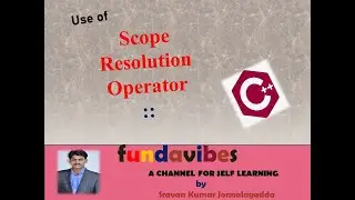 Use  of Scope resolution operator in C++