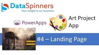 PowerApps Art Project #04 - Create a Landing Page