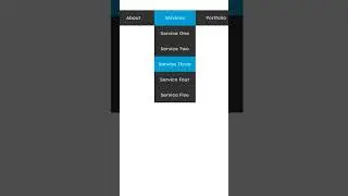 CSS Animated Dropdown Menu #shorts