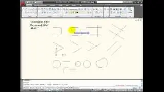 AutoCAD Tutorial for Beginners - Using the FILLET Command