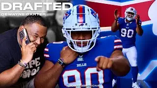 Emotional NFL Draft Day | Buffalo Bills Draft DeWayne Carter 🥹