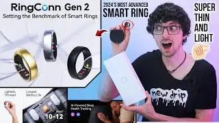 2024's Most Advanced, Thinnest & Lightest Smart Ring! - RingConn Gen 2 Review & Test (The One Ring)