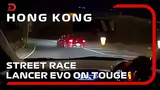 Illegal Street Racing | EVO vs EVO | Hong Kong | Touge