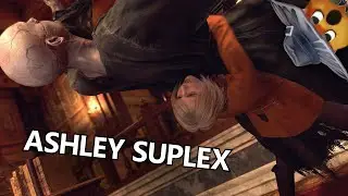 Ashley Combat! She Can Do Suplexes! - Resident Evil 4 Remake (Mod)