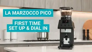 How to set up & use a La Marzocco Pico Coffee Grinder (FIRST TIME DIALLING IN)