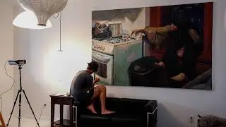 Largest Oil Painting I Have ever made : Full Process