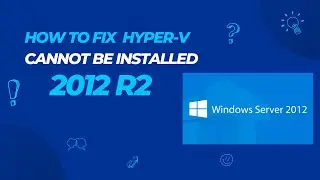 How to fix Hyper-V cannot be installed | A hypervisor is already running | Windows Server 201 2