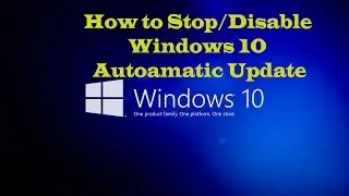 Turn off Windows Updates in Windows 10