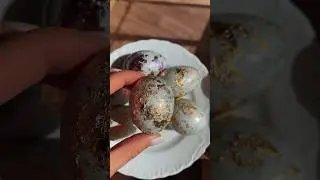 Красивая и простая идея декора яиц на Пасху 🫶🏻