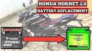 Honda Hornet 2.0 battery replacement | 2024 