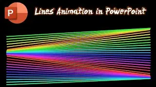 Lines Animation in PowerPoint 2016 Tutorial | Animated Background