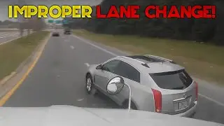 AMERICAN TRUCK DRIVERS DASH CAMERAS | Car Run Over Truck, Distracted & Sleepy, Close Call! #242