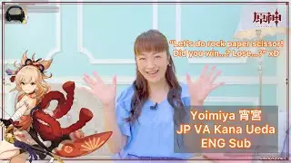 Yoimiya Japanese Voice Actor Interview (Kana Ueda, 植田佳奈) | Genshin Impact [ENG Sub]