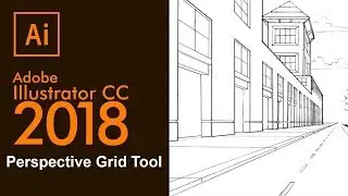 Adobe Illustrator-2018 Perspective Grid Tool - How to use the Perspective Grid #GSFXMentor