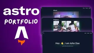 Astro JS Portfolio | Crash Course | Build Portfolio by learning AstroJS