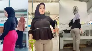 Tante jilbab body bikin nggak tahan, tante gemoy tik tok idaman,,!!