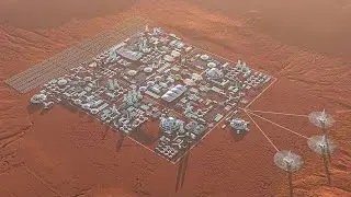 Martian Base SpaceX 3D Concept