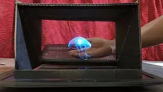 how to Make a hologram projector with laptop | DM