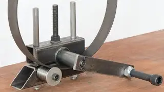 Make A Metal Bender | Very Simple Homemade Roller Bender Without Welding | DIY