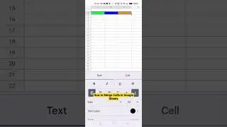 How to Merge Cells in Excel or Google Sheets? 