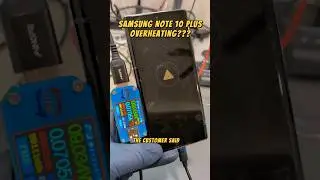 Why does it think it's overheating? Samsung Note 10 Plus Temp Warning Repair #microsoldering