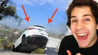 MY TESLA FLEW OFF THE GROUND!!