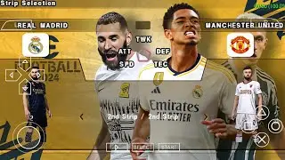 eFootball PES 2024 PPSSPP Font Small Full Latest Transfers & New Kits 23/2024 Camera PS5 Graphics HD