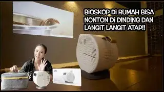 PORTABLE PROJECTOR BENQ GV11 BISA BIKIN BIOSKOP DI LANGIT LANGIT ATAP RUMAH!!