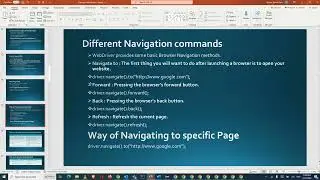 🔥Different Browser Navigations Command -  to | Back | Forward | Refresh in Selenium WebDriver 🔥