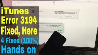 Fixed (2022) iTunes Error 3194, Error 17 on Mac, Upgrade or Downgrade iPhone