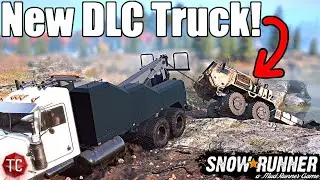 SnowRunner SEASON 9! How To RESCUE & UNLOCK The NEW OSHKOSH 8X8 DLC TRUCK!!