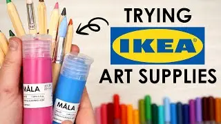 IKEA Has... ART SUPPLIES?! Let's Test Them!