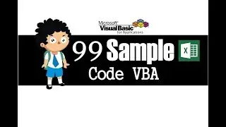 Code VBA Excel | 99 Sample