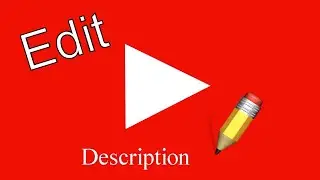how to edit your description on youtube 2020