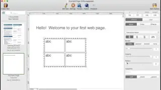 Format table grid with rounded corners using HTML Egg Pro for Mac