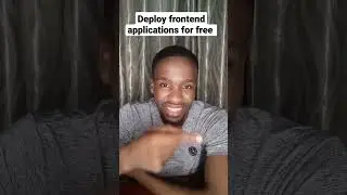 Firebase, Vercel, Netlify and Heroku are good platform for hosting frontend applications. #shorts
