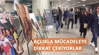 Açlıkla mücadeleye dikkat çekmek amacıyla fotoğraf sergisi açıldı