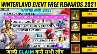 Free Fire Winterland Event | How To Claim Winterland Event Free Rewards | FF Winterland Event 2021