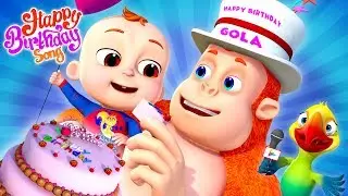 Happy Birthday Song | Demu Gola Rhymes | Nursery Rhymes & Kids Songs|Cartoon Animation For Children