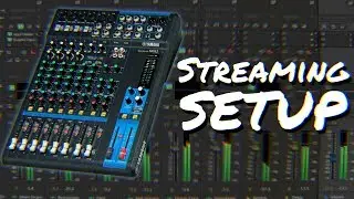 How to set up a mixer for live streaming | Yamaha MG12XU Virtual Walkthrough