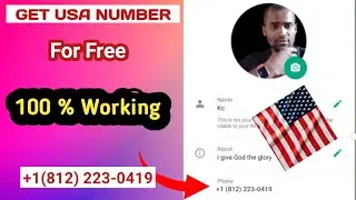 Best App to get free USA phone number for Whatsapp online verification 2024 /free USA phone number