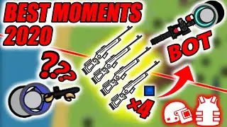 RANK #0 ?! - BEST MOMENTS OF 2020 ! | Surviv.io