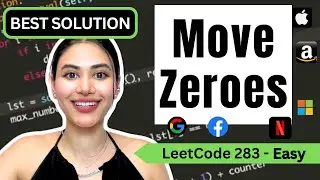 Move Zeroes - LeetCode 283 - Python #leetcode #leetcode75 #2pointers