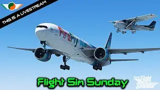 Flight Sim Sunday | 777 | KSFO - KLAX | C172 Airport in the sky! ✈️🛩️