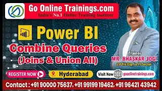 Power Query - Interview Questions and Answers on Joins| Bhaskar Jogi |Go Online Trainings|9000075637