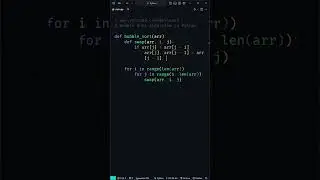 Python Bubble Sort Algorithm, Data Structures & Algorithms, Sorting Algorithms #python #interview