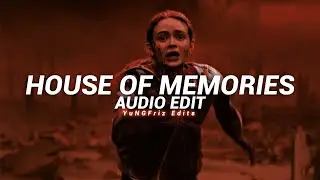 house of memories (sped up) - panic! at the disco [edit audio]