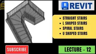 HOW TO MAKE DIFFERENT SHAPES OF STAIRS IN REVIT ARCHITECTURE